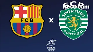 Live BARCELONA V SPORTING   -UEFA FUTSAL champions league- semi final