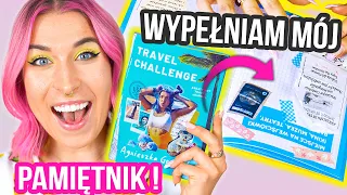 Wypełniam MÓJ DZIENNIK PODRÓŻY 📖 Travel Challenge! #agatravelchallenge | Agnieszka Grzelak Vlog