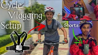 Cycle Motovlog setup with chest mount 😍 |Chest Mount For Mobile Phone!subham arya vlogs uttarakhand