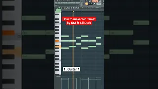 How to make "No Time" by KSI ft. Lil Durk in FL Studio #shorts