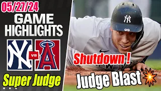 Yankees vs Angels [FULL GAME] May 27, 2024 | Judge & Soto Smash! Yankees comeback W! WALK-OFFS!