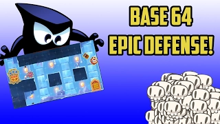 King of Thieves Insane Base Defences by Ash KOT  - Base 64 - Tight RG Rico spawn into inline saw