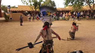 JOE TAHONIE JR. AND WHITE MOUNTAIN APACHE CROWN DANCERS – Purification and Blessing Ceremony -ExpoNM