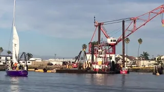 Dredging project underway in Channel Island Harbor