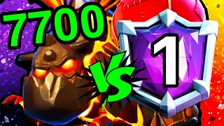 Дважды сразился с ТОП-1 мира и взял 7700 кубков! / Clash Royale