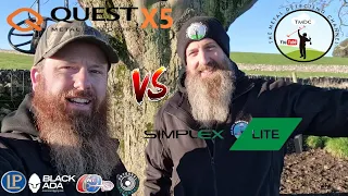 The New Simplex LITE Vs The Quest X5 | Metal Detecting UK