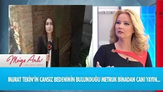 Murat Tekin'in cansız bedeninin bulunduğu yerden canlı yayın - Müge Anlı İle Tatlı Sert 7 Kasım 2018