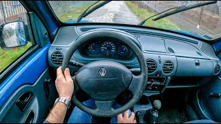 1999 Renault Kangoo (1.2 60 HP) | POV Test Drive #754 Joe Black