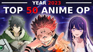 🎉My Top 50 Anime Openings of 2023✨