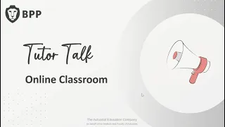 Tutor Talk - online classroom