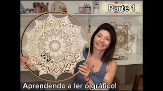 Mandala de crochê - Aprendendo a ler o gráfico - Parte 1