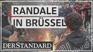 Ausschreitungen in Brüssel nach Marokko-Sieg über Belgien