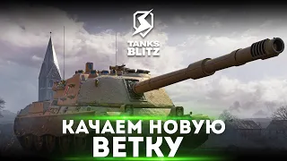 КАЧАЕМ НОВУЮ ВЕТКУ  ●Tanks Blitz ● World of Tanks Blitz ● wot blitz