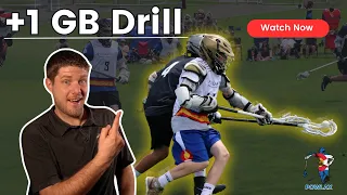 Plus 1 Ground Ball Drill | Lacrosse | POWLAX