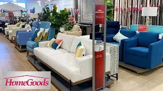 HOMEGOODS SHOP WITH ME SOFAS ARMCHAIRS COFFEE TABLES DECOR FURNITURE SHOPPING STORE WALK THROUGH