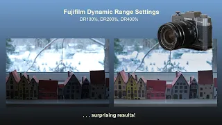 Fujifim Dynamic Range settings (DR100%-DR400%) - results, noise, recommendations