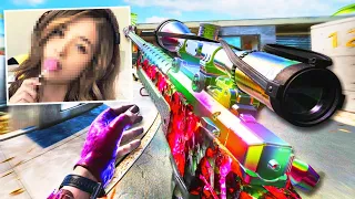 I Paid a E GIRL to play COD with me.. and THIS happened.. 😳 (1v1)