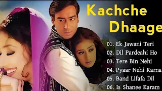 Kachche Dhaage movie all songs Jukebox | Ajay Devgan, Manisha Koirala, Nusrat Fateh Ali Khan, Lata