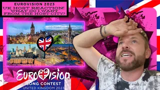 Eurovision 2023 | 🇬🇧 🇺🇦 HOST REACTION | Eurovision Host City 2023? | United Kingdom Eurovision 2023
