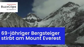 69-jähriger Bergsteiger stirbt am Mount Everest