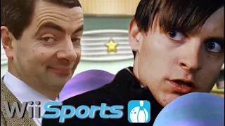 Mr. Bean vs Bully Maguire in Wii Sports Bowling