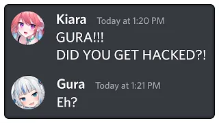 Kiara Thought Something Went Wrong, But Gura Was Just Being Gura