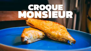 How to make a CROQUE MONSIEUR from FRANCE 🇫🇷 | The best ham and cheese sandwich you’ll ever have!