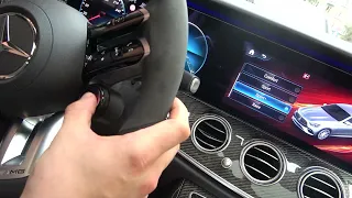 How to Change Driving Modes in Mercedes AMG E63 S 4MATIC+ - How to Set Sport+ Setting for Max Power