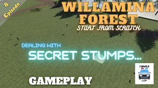 SECRET STUMPS - Willamina Forest Gameplay Episode 8 - Farming Simulator 19