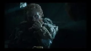 tormund watches brienne over dinner - Game of Thrones S06E04