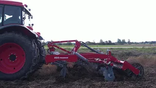 Zetor Crystal with UNIA KOS PREMIUM 3, moist, heavy soil