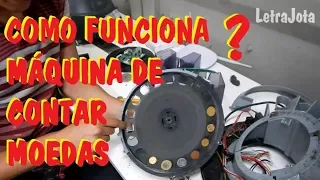 Autópsia máquina de contar moedas (COMO FUNCIONA)