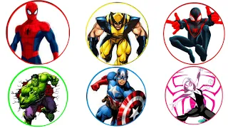 SPIN WHEEL SUPERHERO AVENGERS CAPTAIN AMERICA VS SPIDERMAN, VENOM, SUPERMAN VS BATMAN, ANTMAN, HEROS