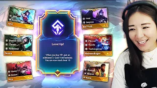 This was not even close... 6 LEGENDARY BOARD with LEVEL UP! | TFT SET 9