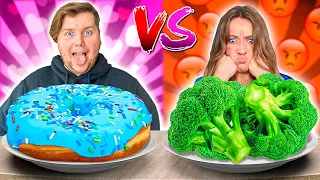 ЛЮБИМАЯ ЕДА против ПЛОХОЙ ЕДЫ ЧЕЛЛЕНДЖ ! LOVE FOOD VS HATE FOOD CHALLENGE