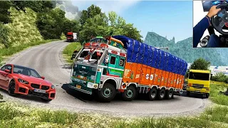 Heavy Weight Truck Driving on Dangerous Roads | Best Mods for Euro Truck Simulator 2