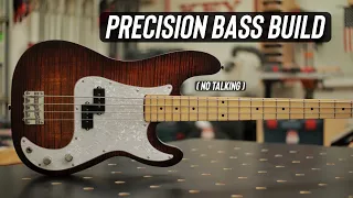 Precision Bass Build | Burst Flame Maple Top | #asmr