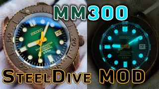 MM300 Homage | SteelDive 1968s Bronze | Short review + dial swap