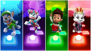 Paw Patrol Tiles Hop EDM Rush | Rocky 🆚 Marshall 🆚 Ryder 🆚 Sweetie | Tiles Hop EDM Rush