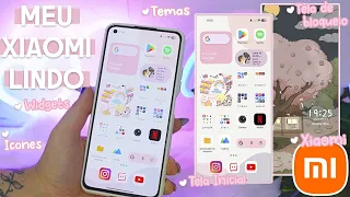 Deixei meu XIAOMI PERFEITO | Temas + Organização