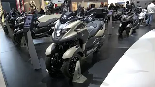 The new 2022 YAMAHA TRICITY 300cc scooter amazing color