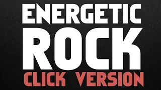 Energetic Rock Drumless Backing Track Click Track Version