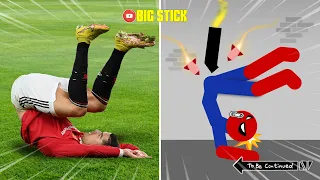 20 Min Best Falls | Stickman Dismounting Funny Moments | Big Stick #2