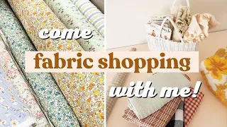 Come Fabric Shopping With Me! | Where I Buy My Fabric (Thrifting + More!)