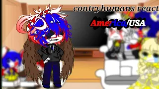 past countryhumans react to...AMERICA//part1//read description