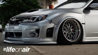 Joe Bush’s Subaru WRX on Air Suspension – #LifeOnAir