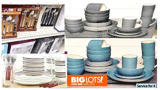 BIG LOTS DINNERWARE PLATES KITCHEN STUFF |SHOP WITH ME