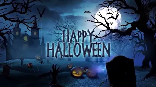 Happy Halloween Background Animation With Creepy Sounds | Halloween Spooky Ambience Background Video