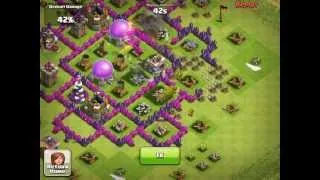 Clash of Clans - Raided by PK lv3 and dragon lv3