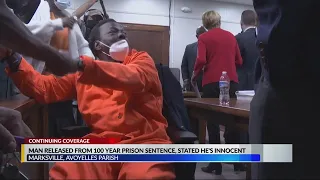 Man released from 100 year prison sentence